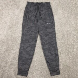 NOBULL Sweatpants Mens Medium Gray Camouflage Joggers Performance Gym Activewear